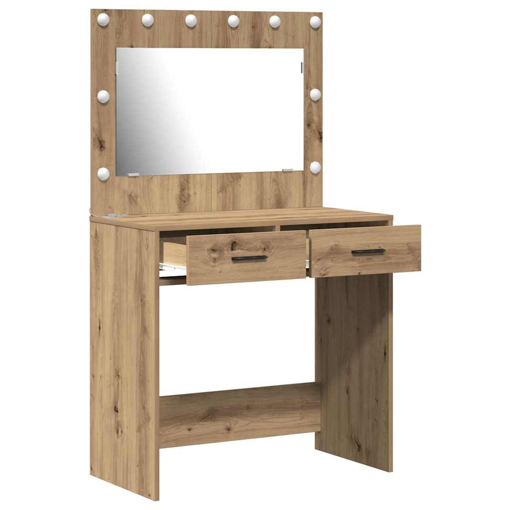 Dressing Table Artisan Oak 78,5 x 41 x 135 cm Engineered Wood