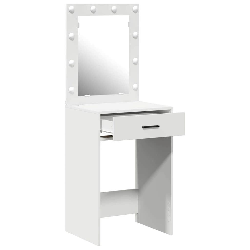 Dressing Table White 50 x 41 x 135 cm Engineered Wood