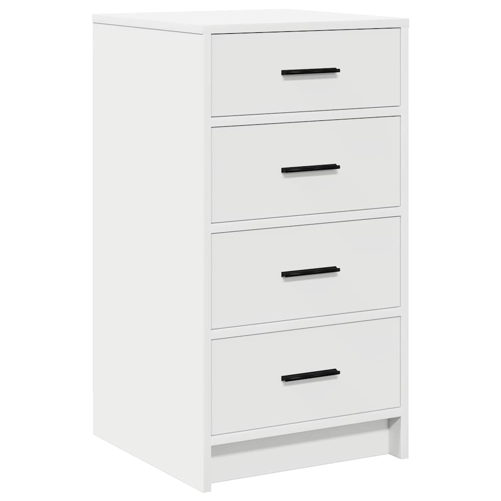 Sideboard with Drawer White 40 x 41 x 75 cm Engineered wood