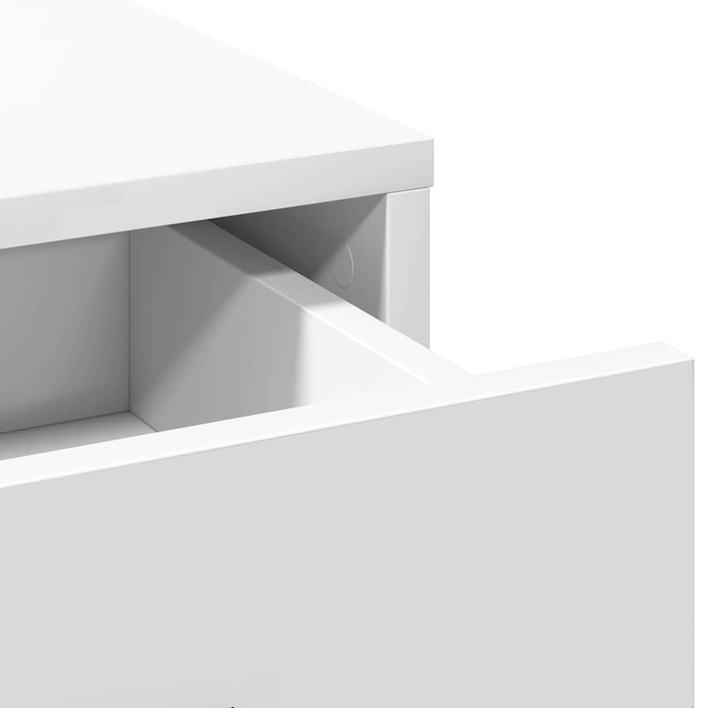 Sideboard with Drawer White 40 x 40.5 x 75 cm Engineered wood