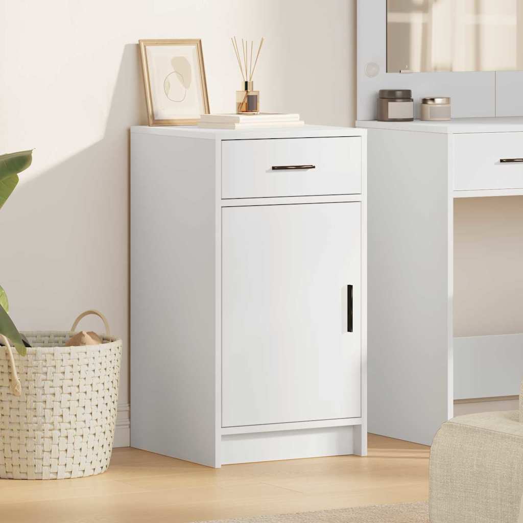 Sideboard with Drawer White 40 x 40.5 x 75 cm Engineered wood