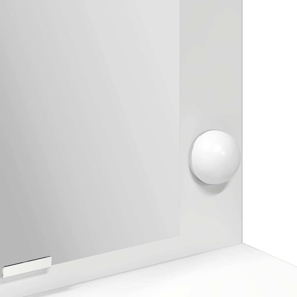 Dressing Table White 100 x 41 x 135 cm Engineered Wood