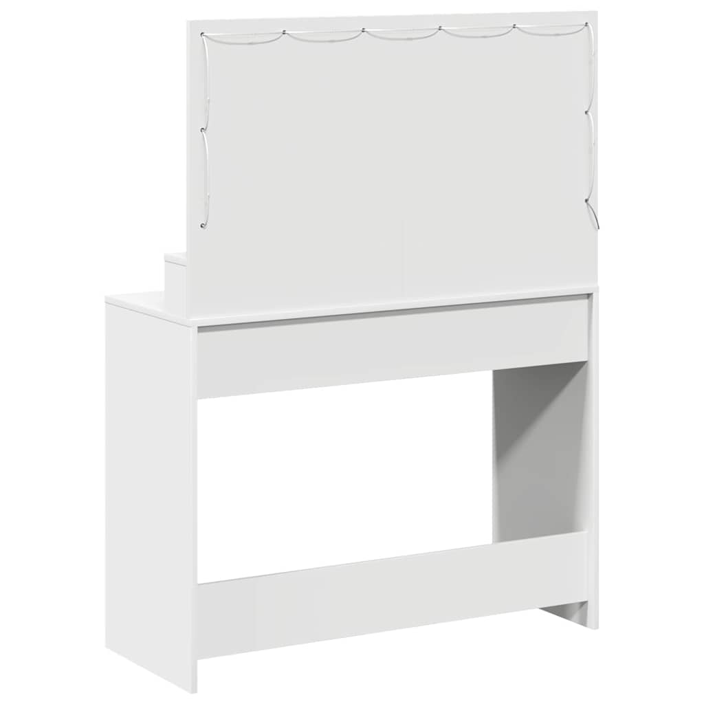 Dressing Table White 100 x 41 x 135 cm Engineered Wood