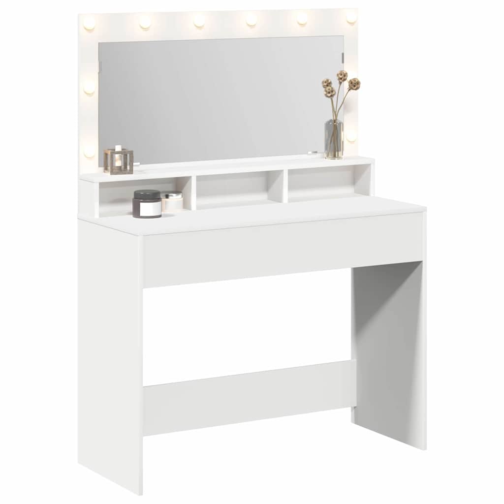 Dressing Table White 100 x 41 x 135 cm Engineered Wood