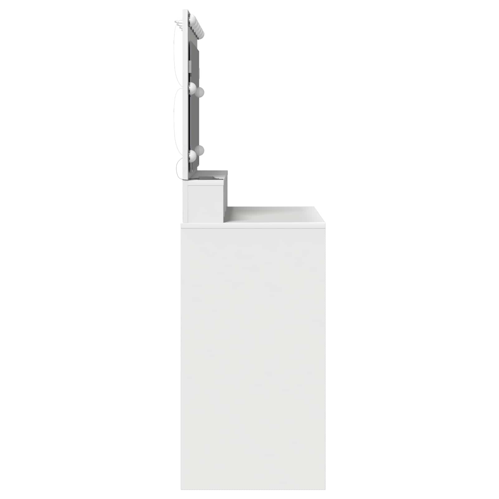 Dressing Table White 100 x 41 x 135 cm Engineered Wood