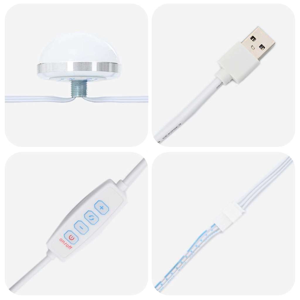 Dressing Table White 75,5 x 41 x 135 cm Engineered Wood