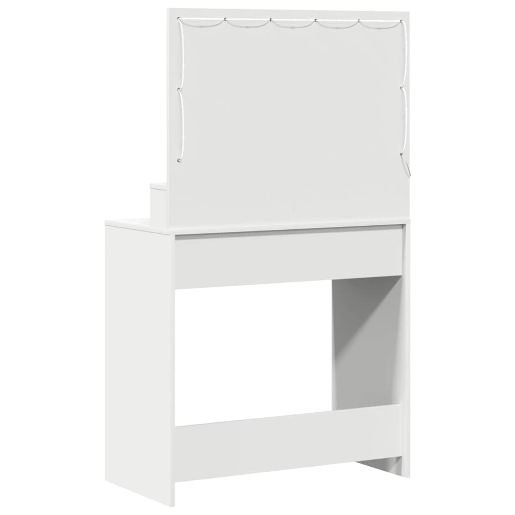 Dressing Table White 75,5 x 41 x 135 cm Engineered Wood