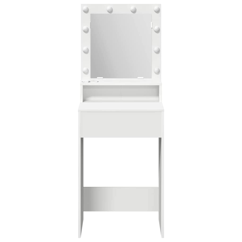 Dressing Table White 50 x 41 x 135 cm Engineered Wood