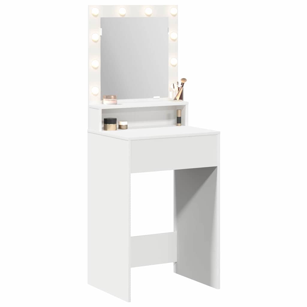 Dressing Table White 50 x 41 x 135 cm Engineered Wood