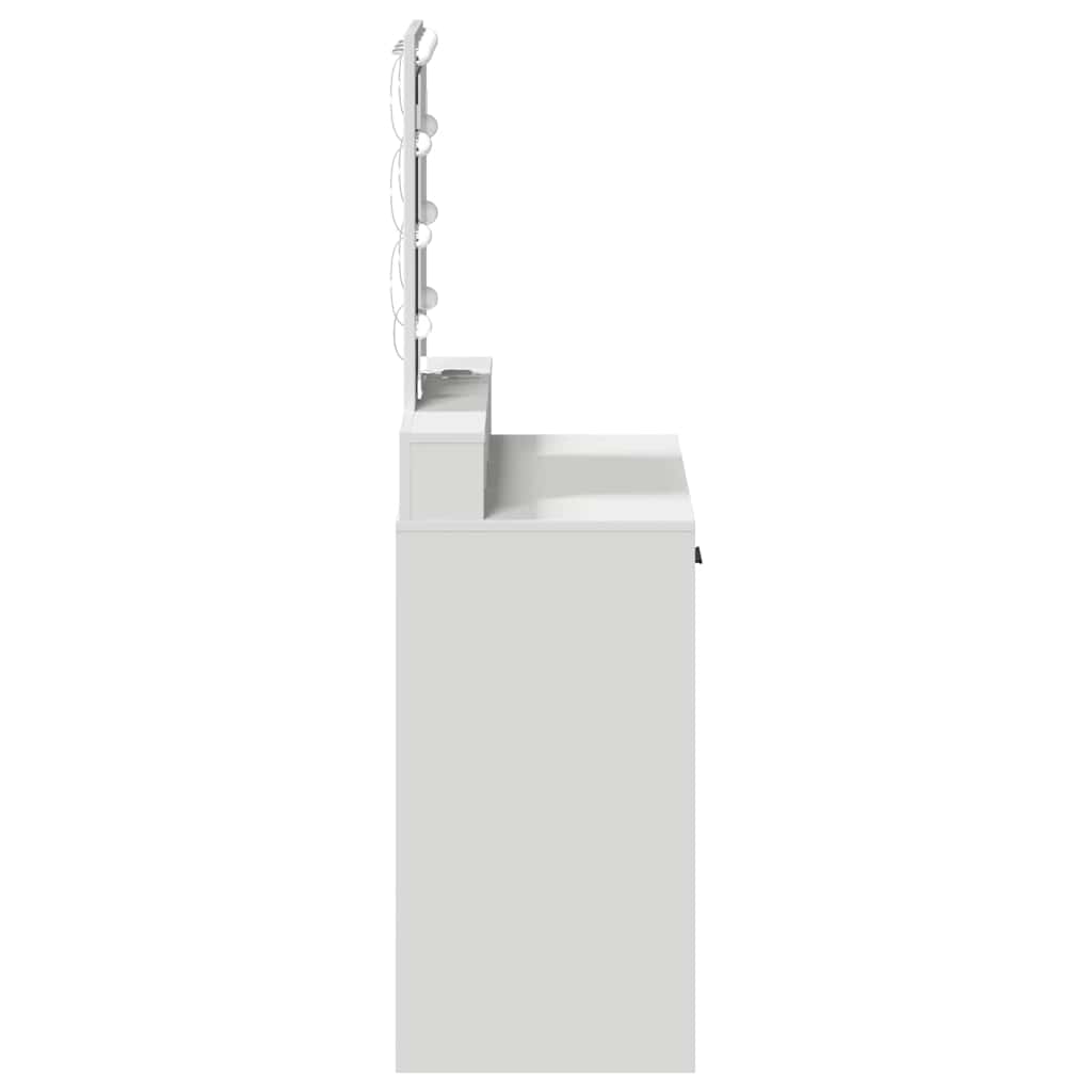 Dressing Table White 79 x 41 x 140 cm Engineered Wood