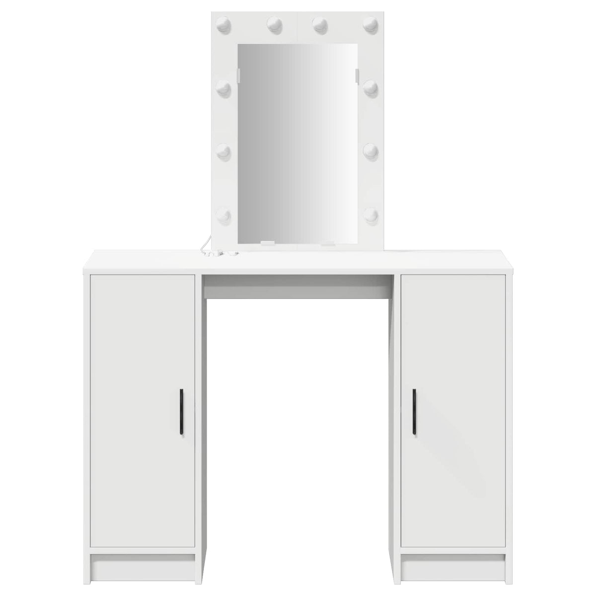 Dressing Table White 102 x 33 x 135 cm Engineered Wood