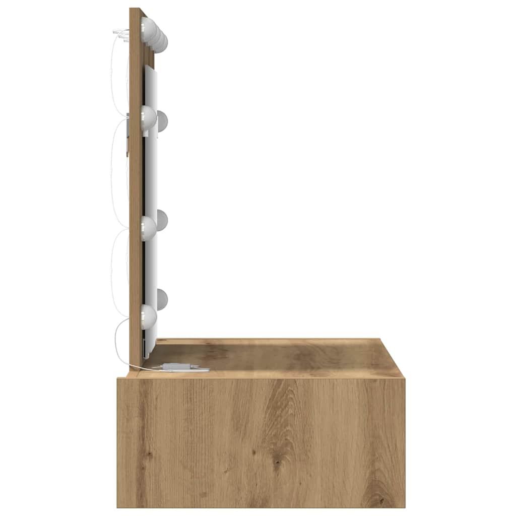 Dressing Table Brown 60 x 40 x 70 cm Engineered Wood