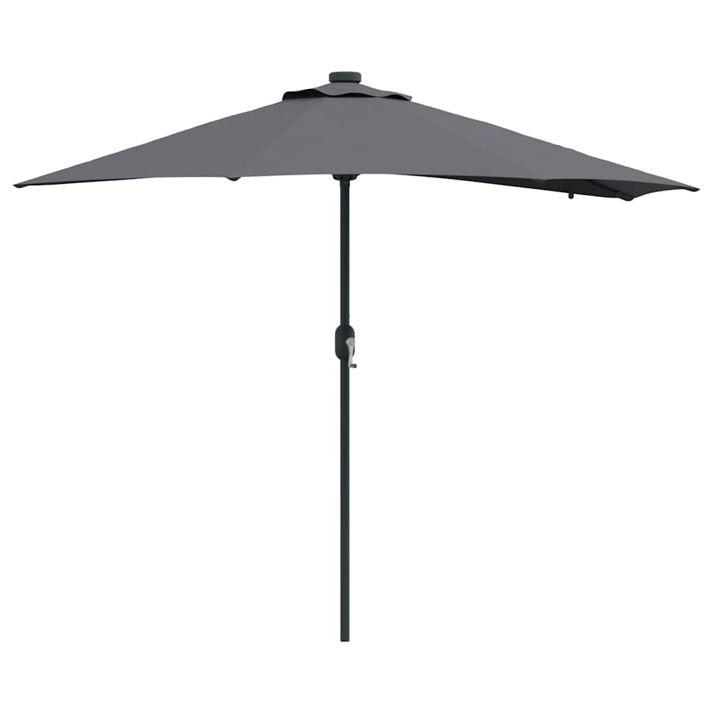 Garden Parasol Anthracite 294 x 150 x 223 cm