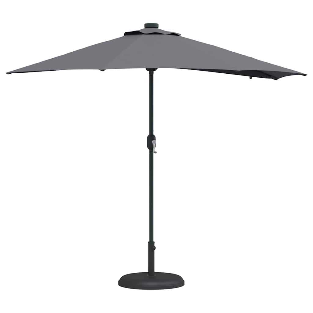 Garden Parasol Anthracite 294 x 150 x 223 cm