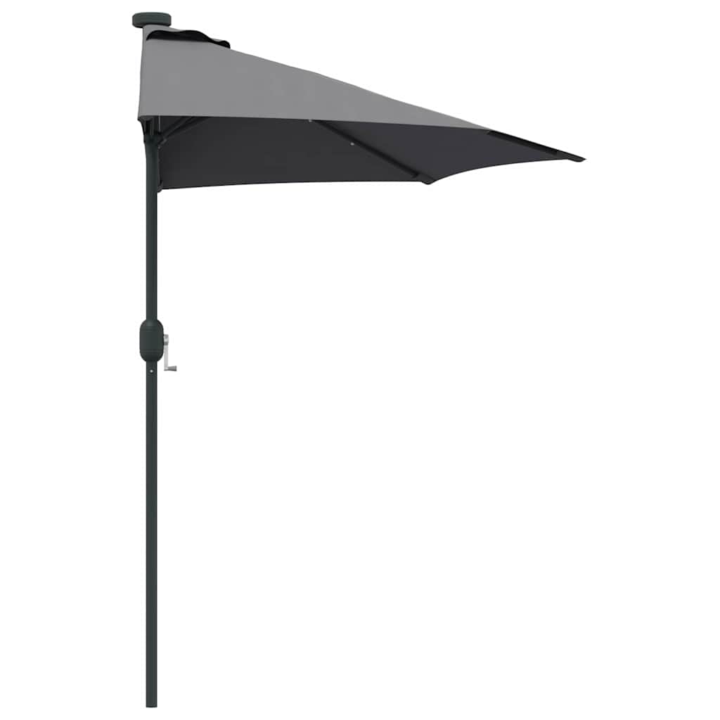 Garden Parasol Anthracite 294 x 150 x 223 cm