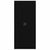 Wardrobe with Storage Black 80 x 51 x 180 cm Engineered wood