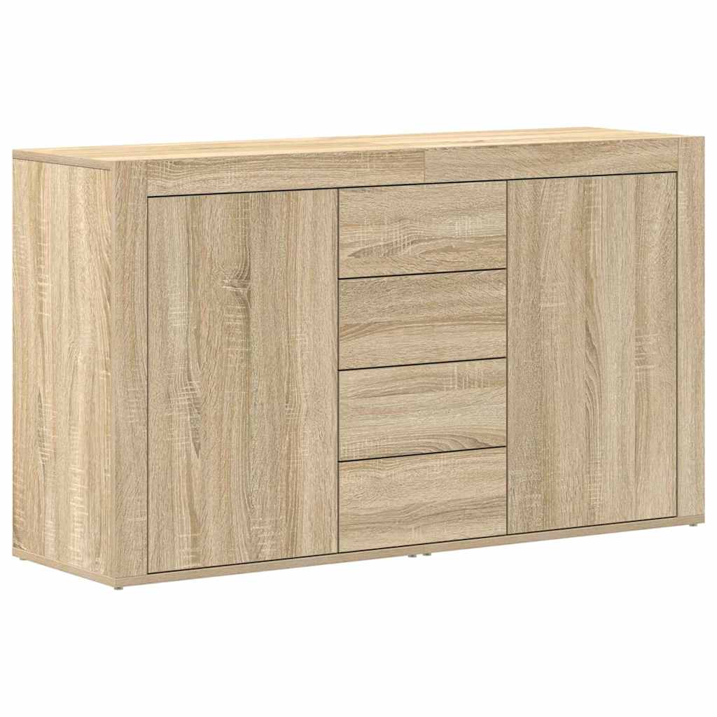 Sideboard Sonoma oak 120 x 36 x 69 cm Engineered wood