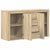 Sideboard Sonoma oak 120 x 36 x 69 cm Engineered wood