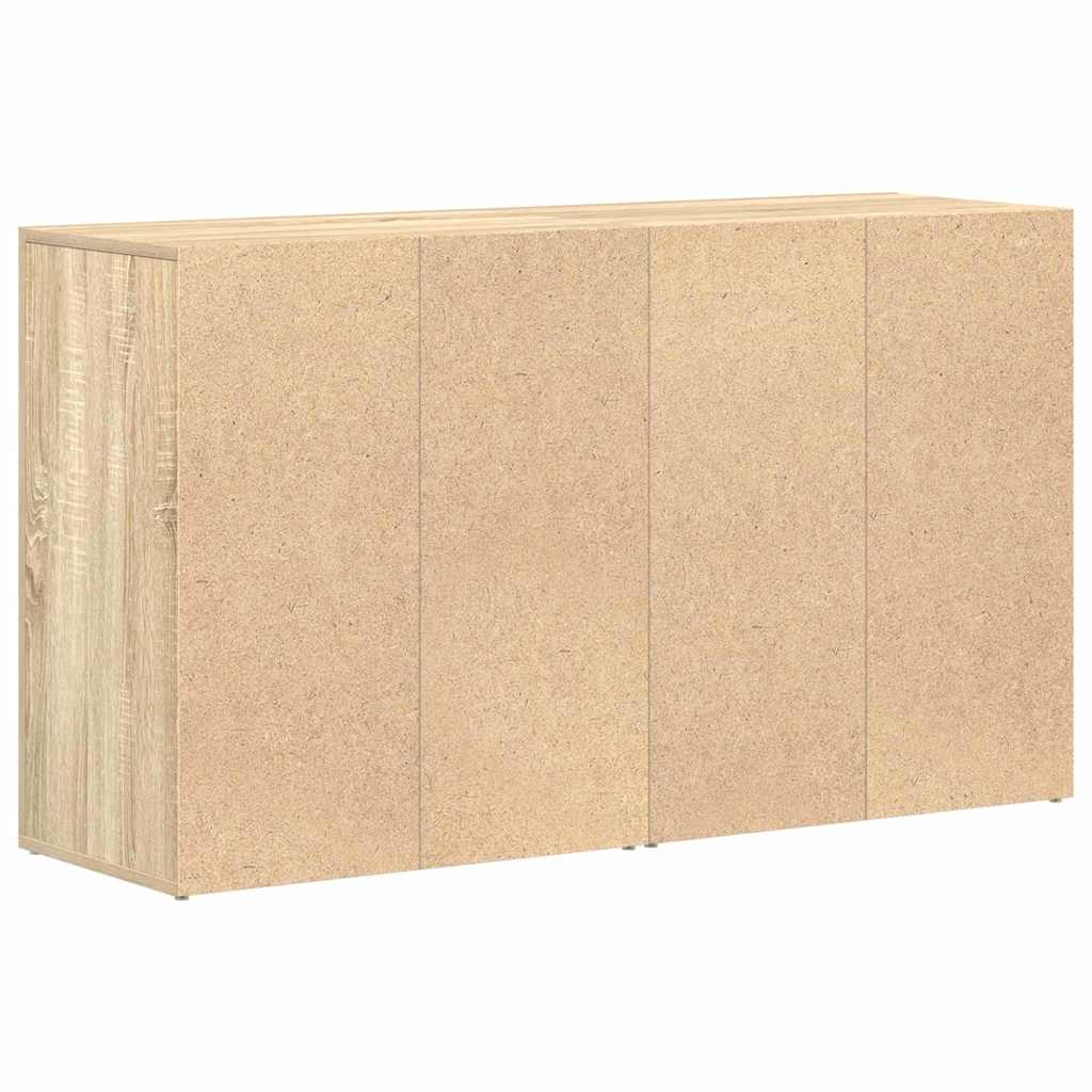 Sideboard Sonoma oak 120 x 36 x 69 cm Engineered wood