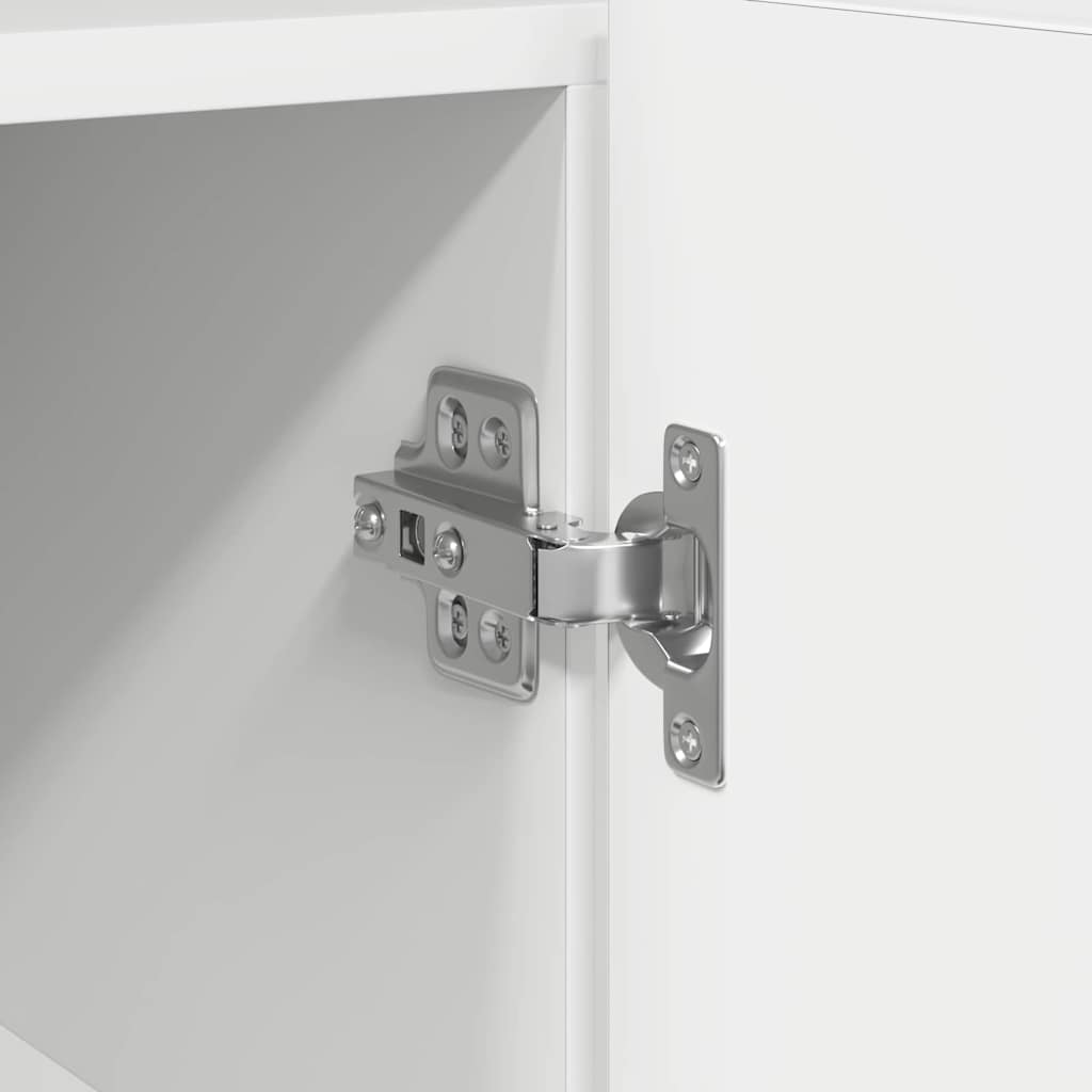 Sideboard White 116 x 30 x 75 cm Engineered wood