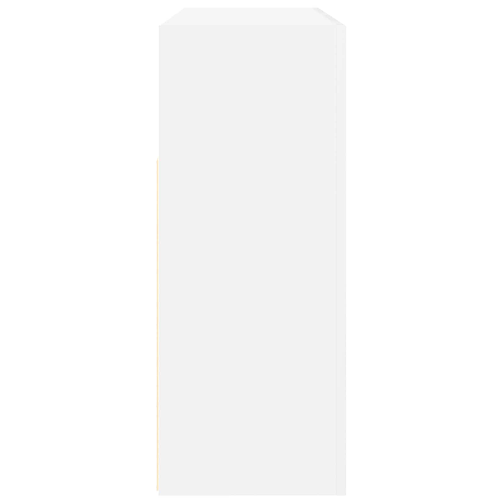 Sideboard White 116 x 30 x 75 cm Engineered Wood