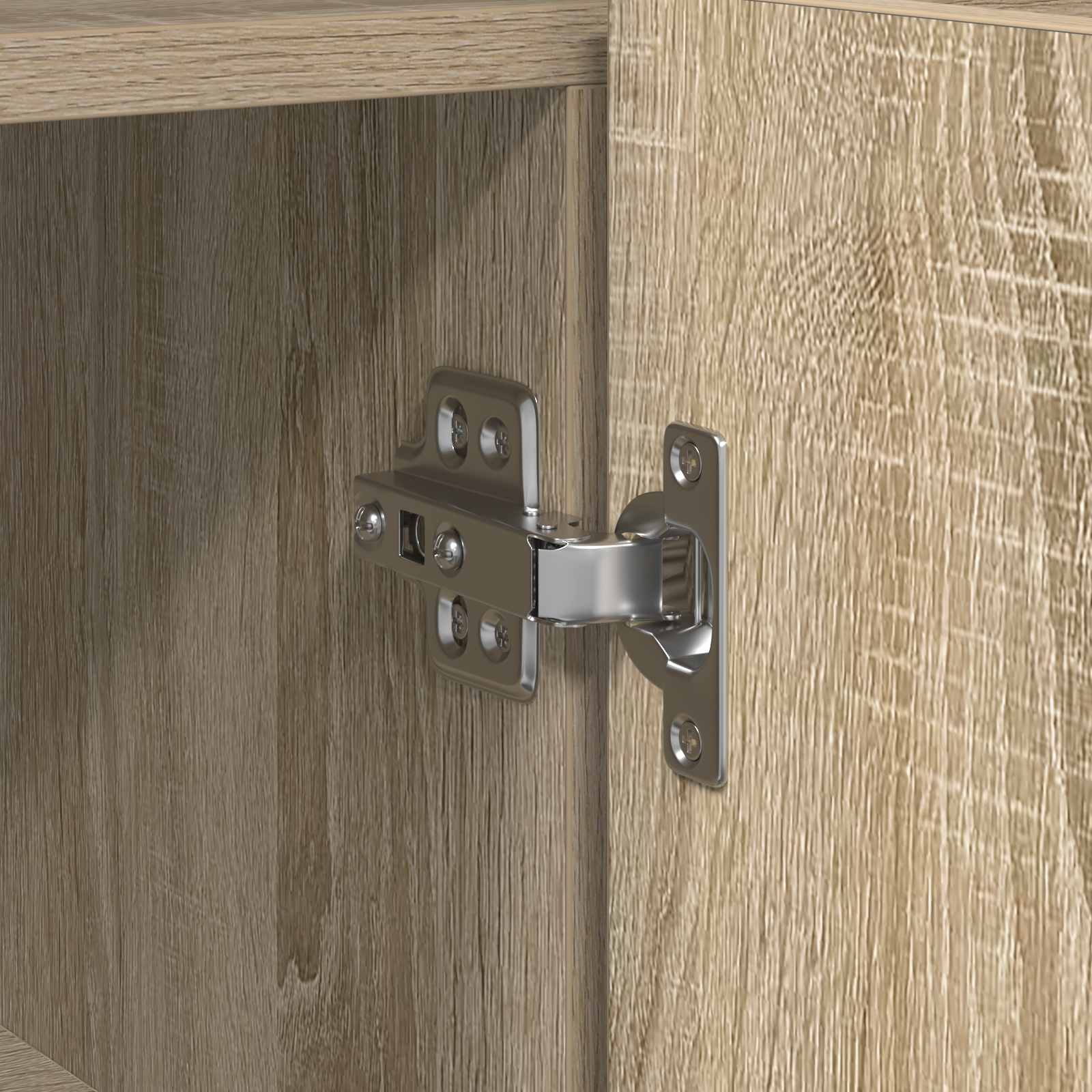Sideboard Sonoma Oak 116 x 30 x 75 cm Engineered Wood