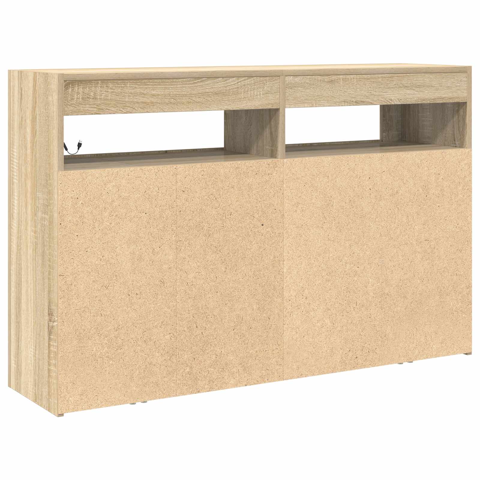 Sideboard Sonoma Oak 116 x 30 x 75 cm Engineered Wood