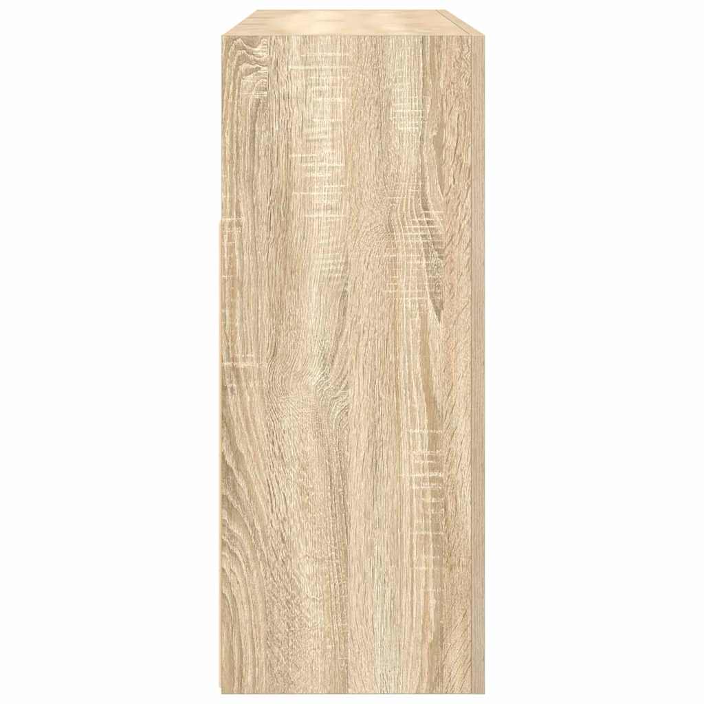 Sideboard Sonoma oak 116 x 30 x 75 cm Engineered wood