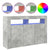 Sideboard Concrete grey 116 x 30 x 75 cm Engineered wood