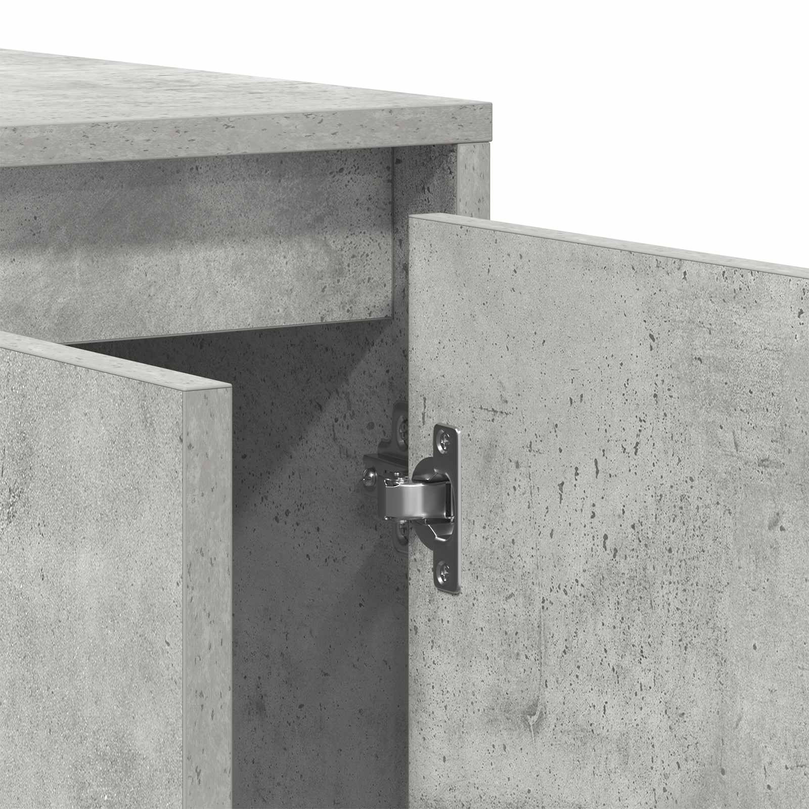 Sideboard Concrete Grey 135 x 41 x 75 cm Engineered Wood