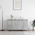 Sideboard Concrete grey 135 x 41 x 69 cm Engineered wood