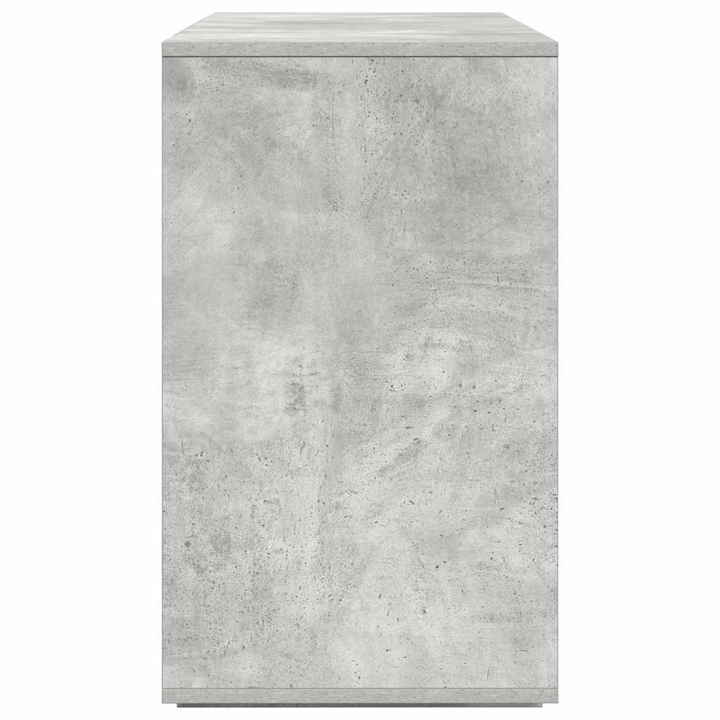 Sideboard Concrete grey 135 x 41 x 69 cm Engineered wood