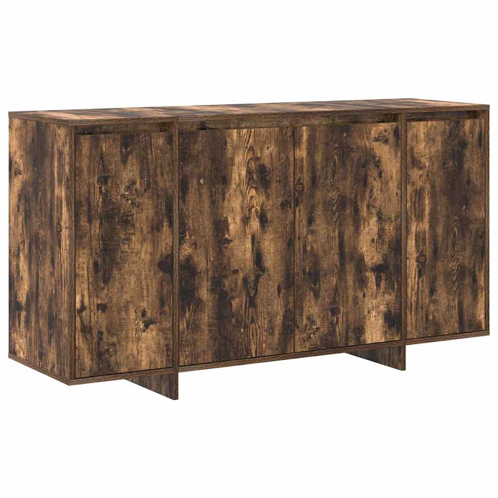 Sideboard Smoked oak 135 x 41 x 69 cm Engineered wood