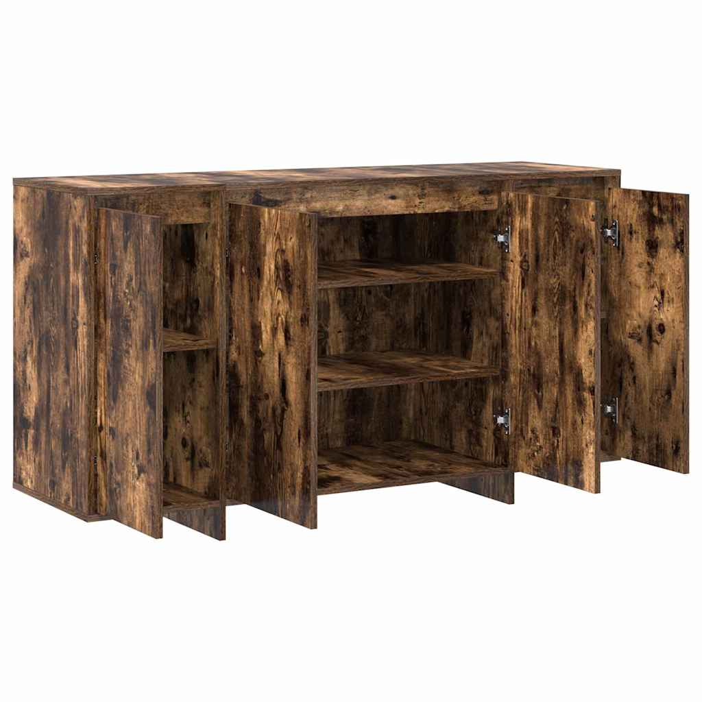 Sideboard Smoked oak 135 x 41 x 69 cm Engineered wood