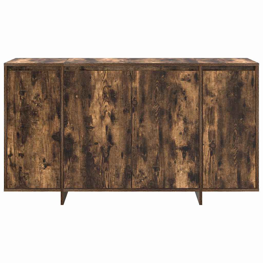 Sideboard Smoked oak 135 x 41 x 69 cm Engineered wood