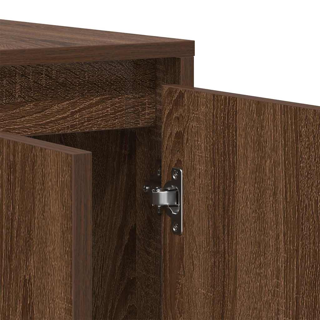 Sideboard Brown oak 135 x 41 x 69 cm Engineered wood
