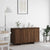 Sideboard Brown oak 135 x 41 x 69 cm Engineered wood