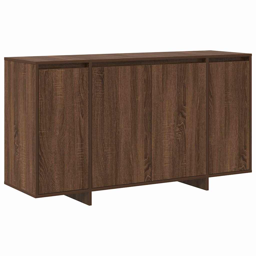 Sideboard Brown oak 135 x 41 x 69 cm Engineered wood