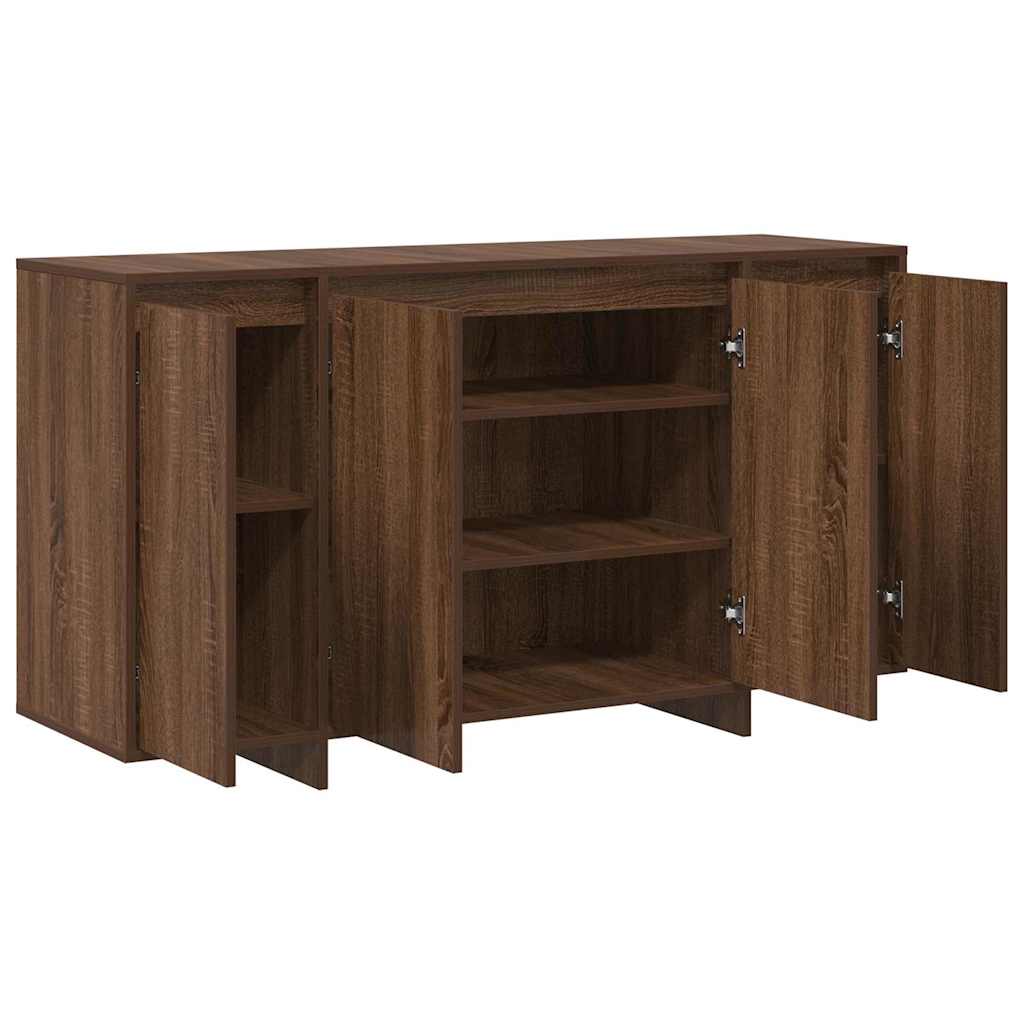 Sideboard Brown oak 135 x 41 x 69 cm Engineered wood