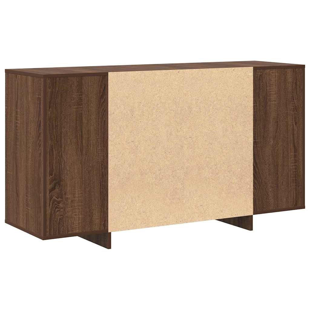 Sideboard Brown oak 135 x 41 x 69 cm Engineered wood