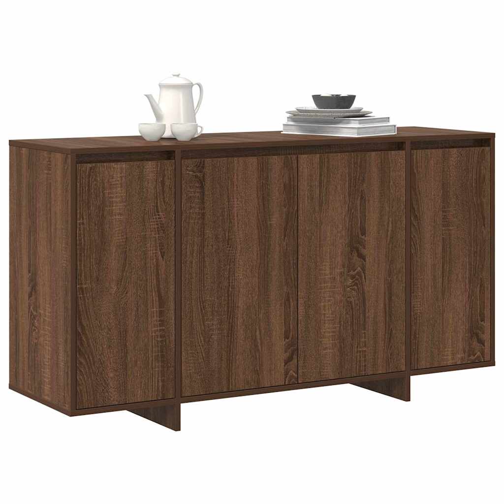 Sideboard Brown oak 135 x 41 x 69 cm Engineered wood