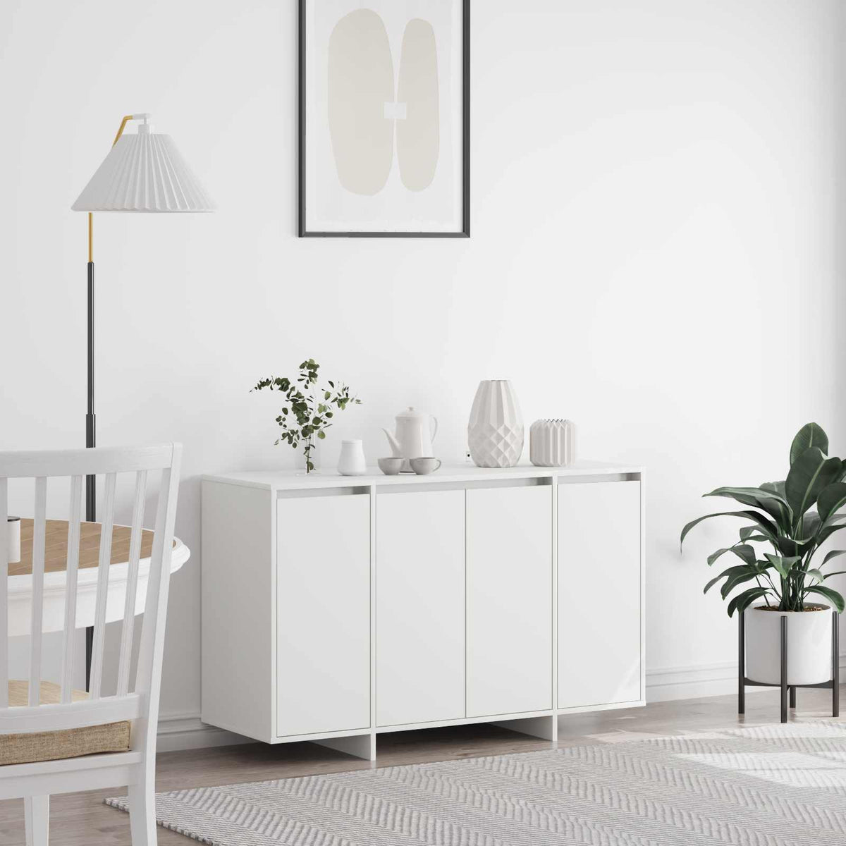 Sideboard White 120 x 41 x 75 cm Engineered wood