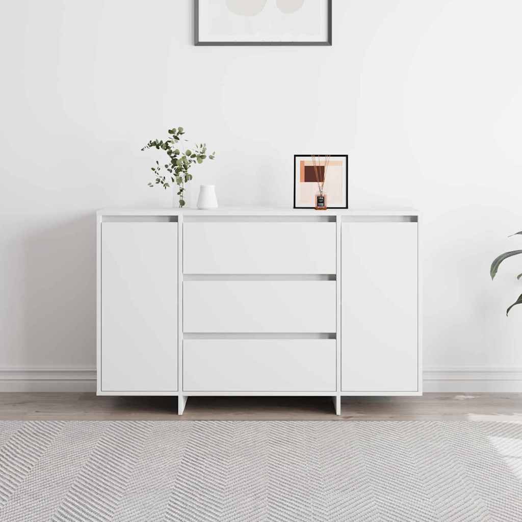 Sideboard with Drawer White 120 x 41 x 75 cm Engineered wood
