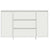 Sideboard with Drawer White 120 x 41 x 75 cm Engineered wood