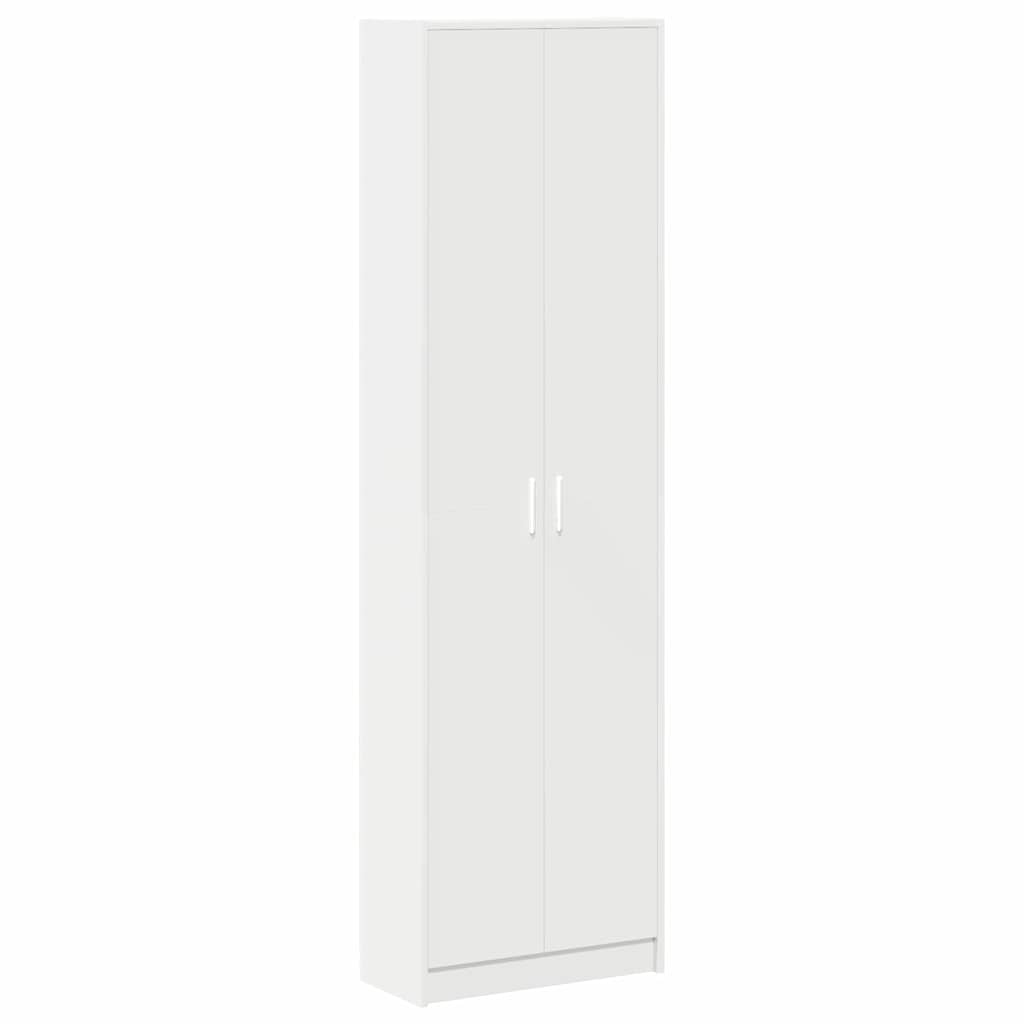 Wardrobe with Shelf White 55 x 25 x 189 cm Engineered wood