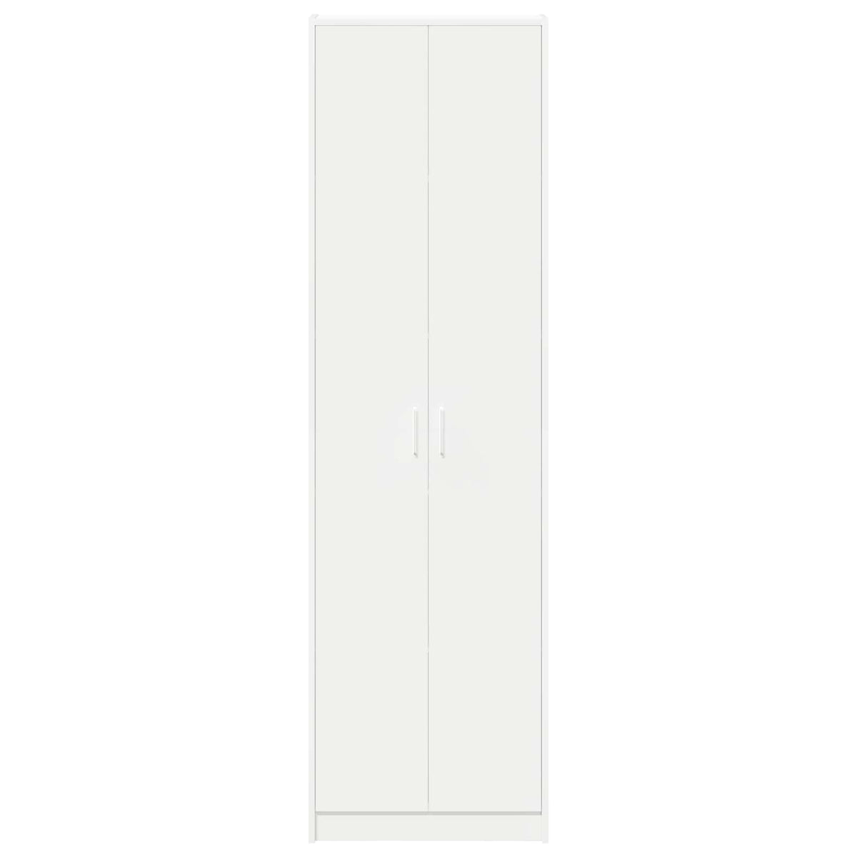 Wardrobe with Shelf White 55 x 25 x 189 cm Engineered Wood