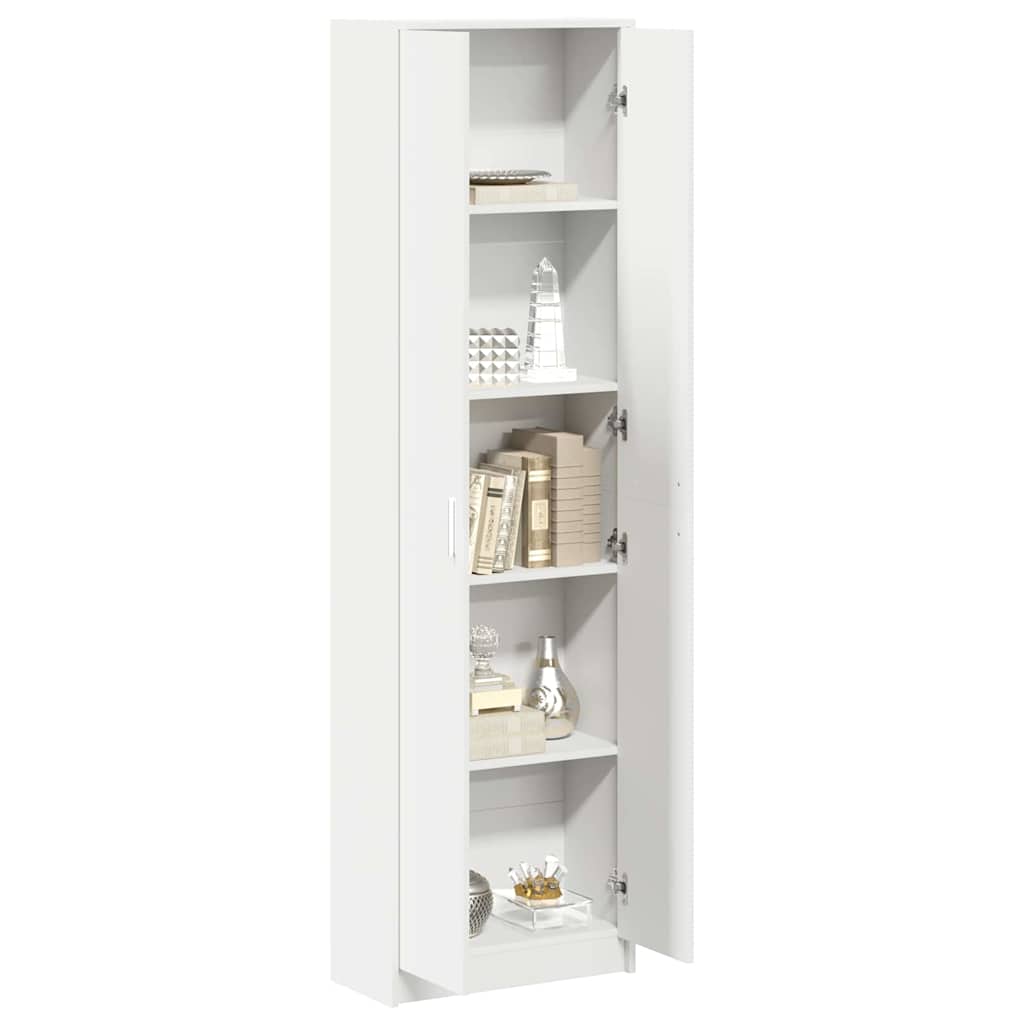 Wardrobe with Shelf White 55 x 25 x 189 cm Engineered wood