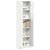 Wardrobe with Shelf White 55 x 25 x 189 cm Engineered wood