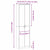 Wardrobe with Shelf White 55 x 25 x 189 cm Engineered wood