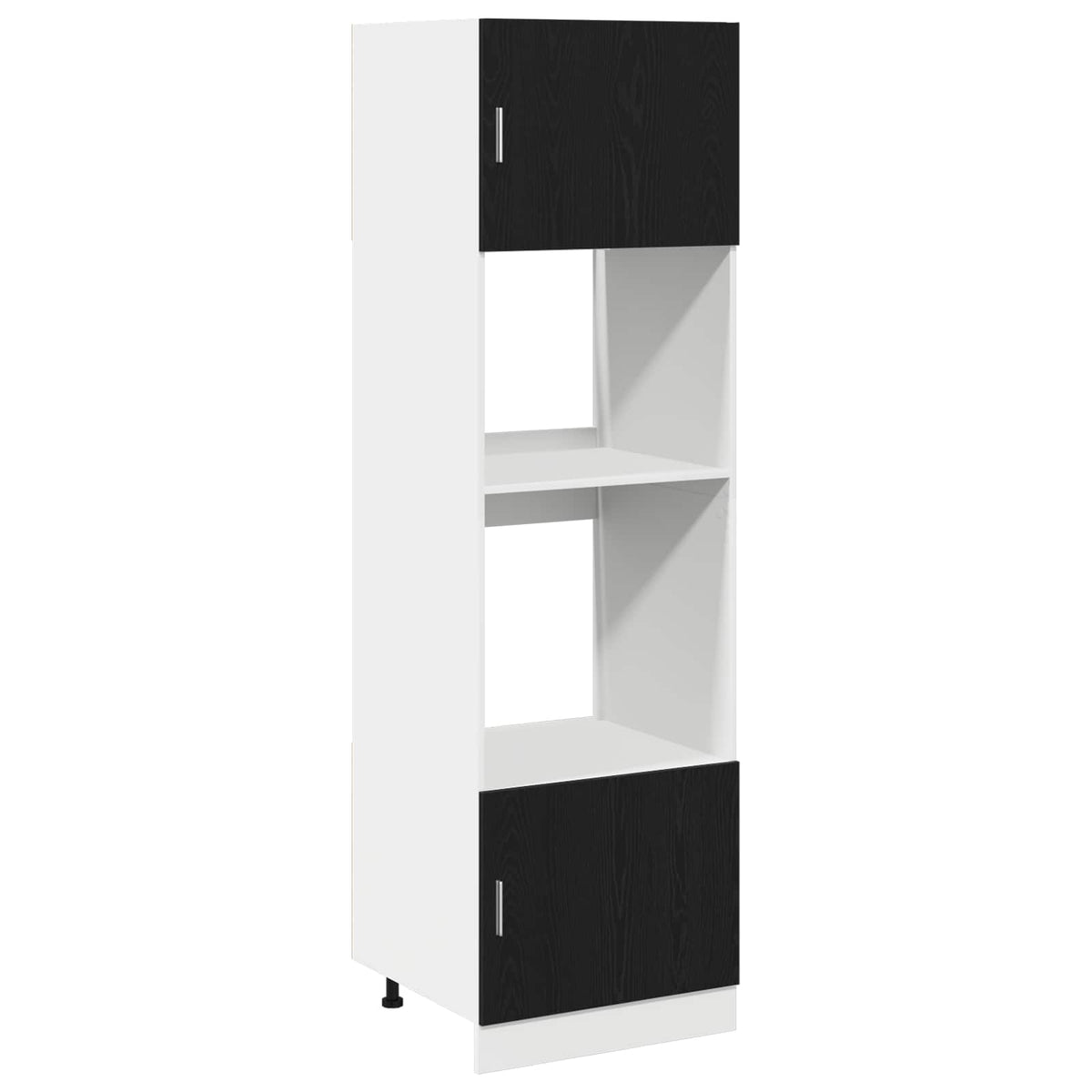 Hanging Cabinet Black Oak 60 x 57 x 207 cm Engineered Wood